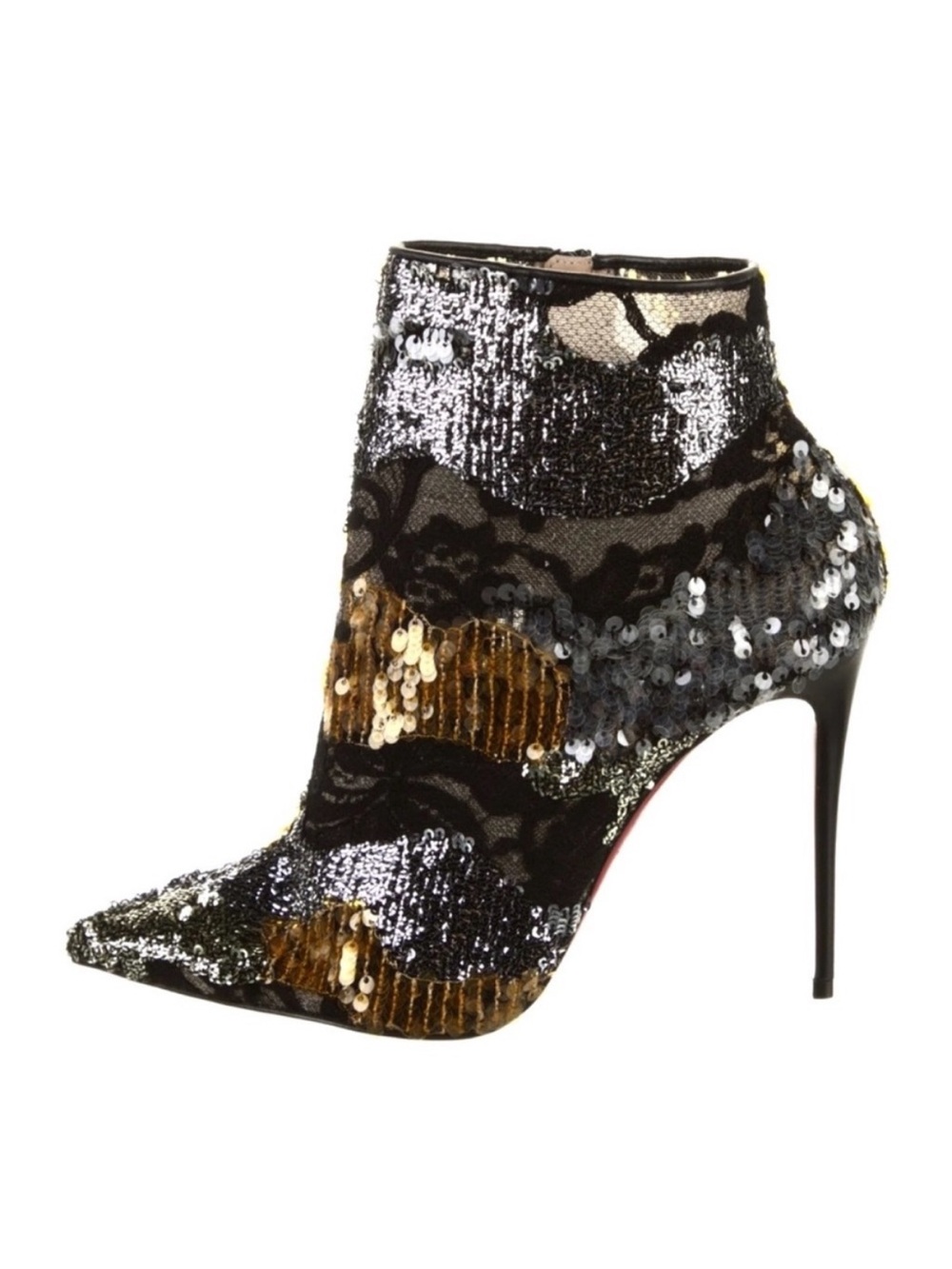 Christian Louboutin GIPSYBOOTIE 100
RETE/PATCHYLACE BOOTS RETAIL
1,350
